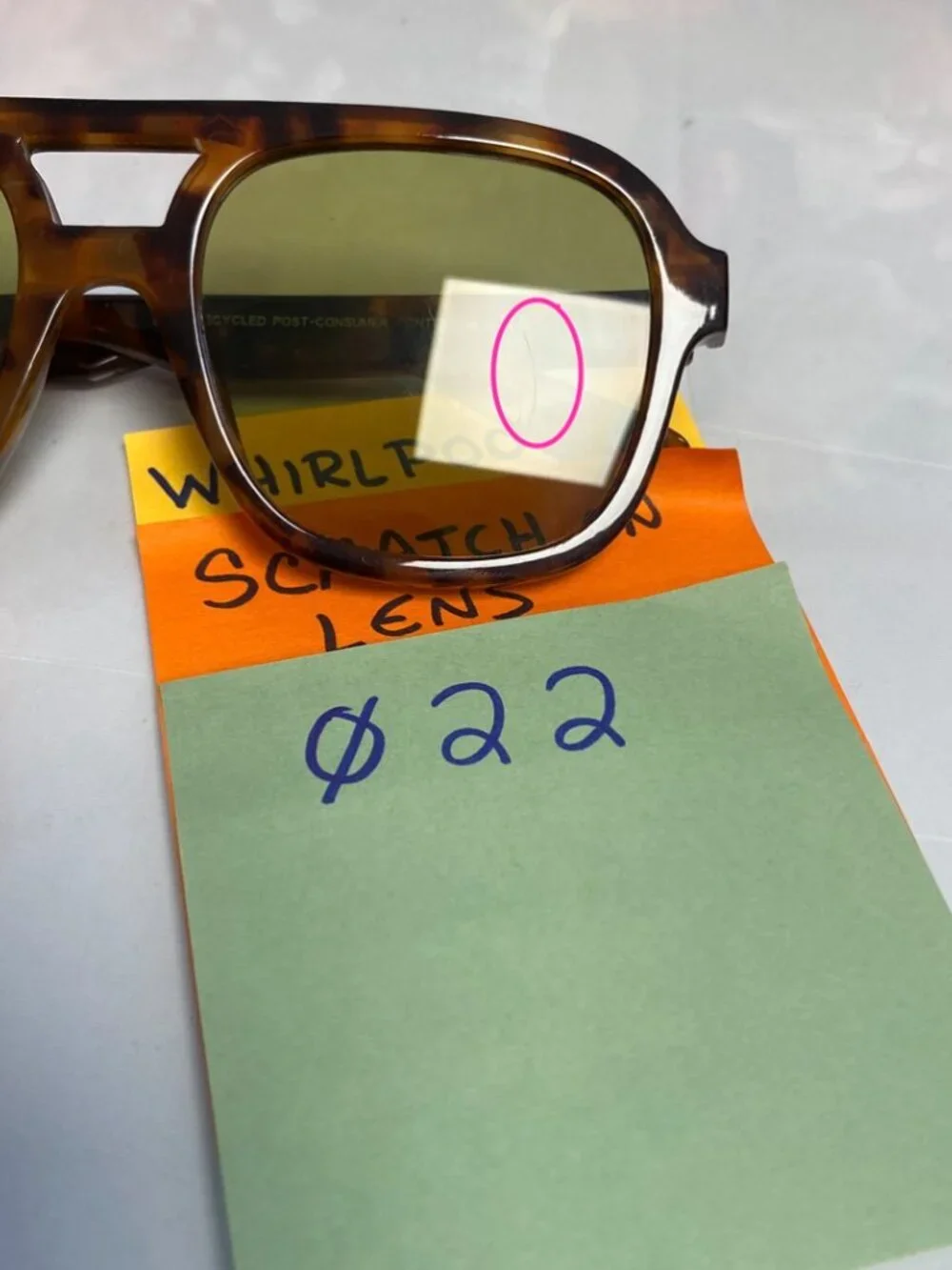AIRE Sunglasses IMPERFECT  Exact Pair Shown WHIRLPOOL 022